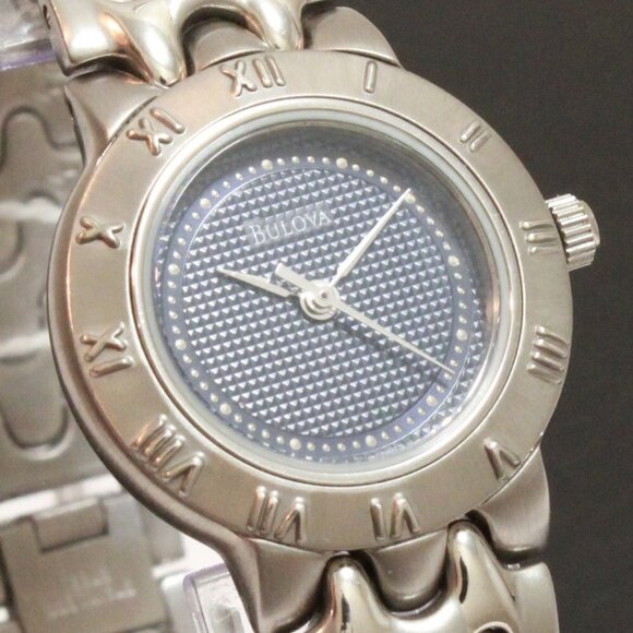 Bulova Contemporary Casual Watch Stainless Case Bracelet Blue Textured Dial 25 main image 6